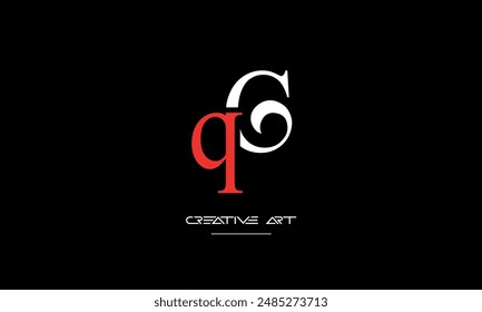 GQ, QG, G, Q abstract letters logo monogram