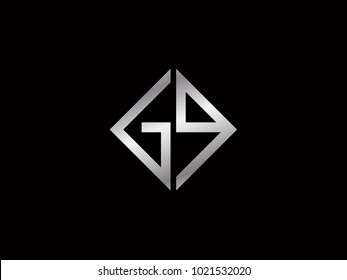 Tb Square Shape Silver Color Logo Stock Vector (Royalty Free) 1021459705