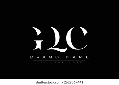 GQC abstract letter logo design. This logo is designed by three abstract letters.