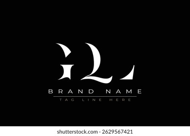 GQL abstract letter logo design. This logo is designed by three abstract letters.
