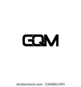 gqm lettering initial monogram logo design