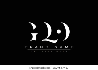 GQO abstract letter logo design. This logo is designed by three abstract letters.