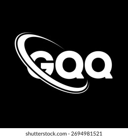 GQQ logo. GQQ letter. GQQ letter logo design. Initials GQQ logo linked with circle and uppercase monogram logo. GQQ-typography for technology, business and real estate brand.