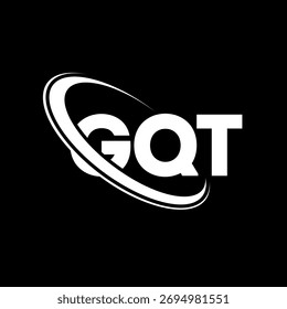 GQT logo. GQT letter. GQT letter logo design. Initials GQT logo linked with circle and uppercase monogram logo. GQT-typography for technology, business and real estate brand.