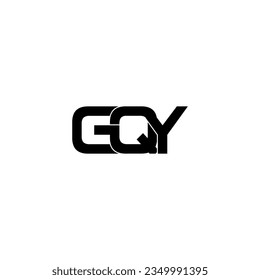 gqy lettering diseño inicial del logotipo de monograma