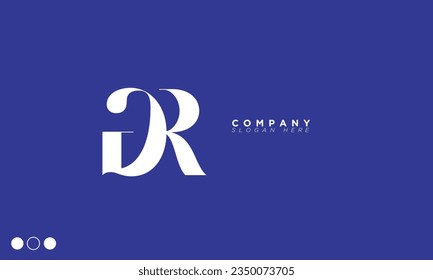 GR Alphabet letters Initials Monogram logo RG, G and R