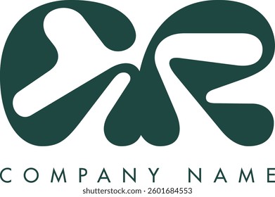 GR creative modern abstract letter logo vector design. Usable for your company or business and brand identity.