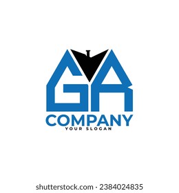 
GR Brief kreative Immobilien Vektor Logo Design.
