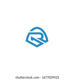 GR-Logo mit Vektorillustration des Vormunds