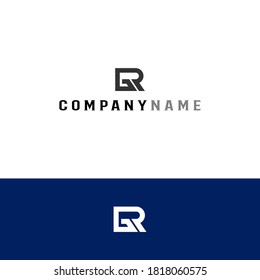 GR Logo Letter Design Vector with an excellent simple elegant model. suitable for your business.
