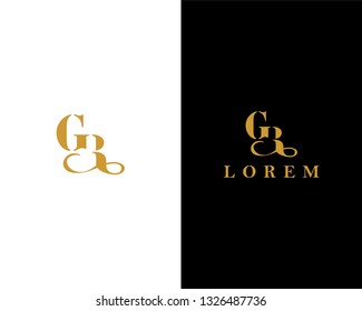 GR logo letter luxurious