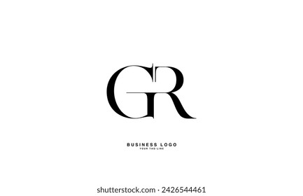 GR, RG, G, R, Abstract Letters Logo Monogram