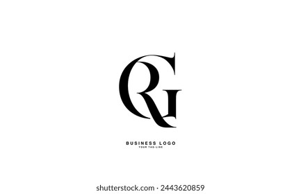 GR, RG, G, R, Abstract Letters Logo Monogram