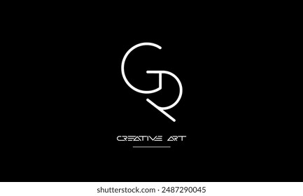 GR, RG, G, R abstract letters logo monogram