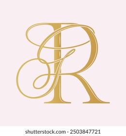 GR, RG, logo GR, Lettre GR, monogramme GR, Image vectorielle, logo, Initiales de monogramme de Mariage, Logo de Mariage, Monogramme de Mariage, Conception de logo