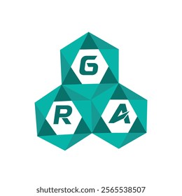 GRA creative minimalist letter logo. GRA unique vector initials alphabet letter logo design
