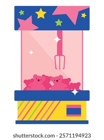 grab claw machine game isolated isolated icon