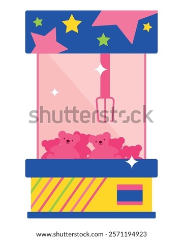 grab claw machine game isolated isolated icon