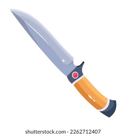 Schnappen Sie sich ein flaches Messerdesign 