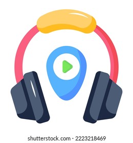 Grab a flat icon of online library 