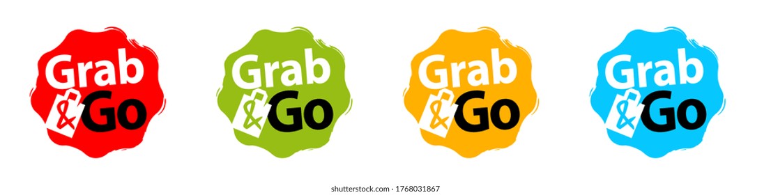 Grab & Go on color stamp