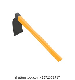 Grab Hoe Flat Icon, Vector illustration