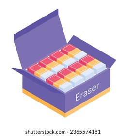 Grab isometrische Icon von Büchern Tabelle 