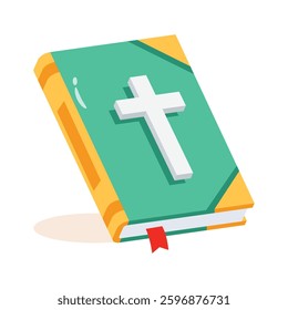 Grab this 3d icon showing holy bible book