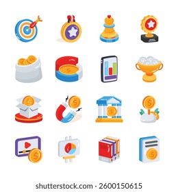 Grab this amazing 3d collection of business and finance planning concepts