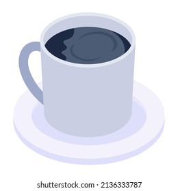 Grab this amazing flat icon of black tea 

