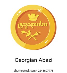 Toma este asombroso icono plano de la moneda de oro