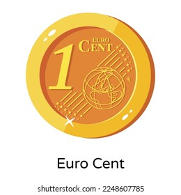 Grab this amazing flat icon of gold coin