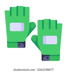 Agarra este asombroso ícono plano de guantes militares 