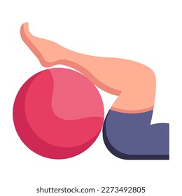 Agarra este asombroso icono plano del entrenamiento 