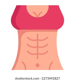 Grab this amazing flat icon of workout 