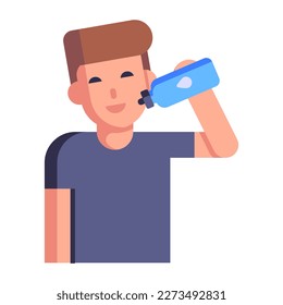 Grab this amazing flat icon of workout 