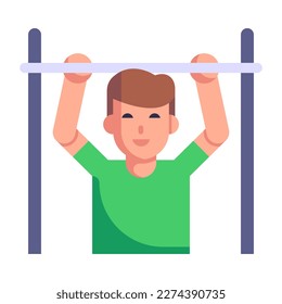 Agarra este asombroso icono plano del entrenamiento 
