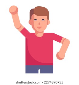 Grab this amazing flat icon of workout 