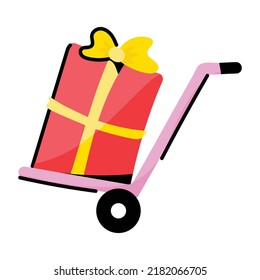 Grab this amazing flat sticker of surprise