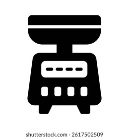 Grab this amazing glyph style icon weight scale