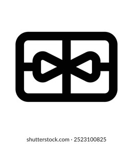 Grab this amazing icon of gift box, unique design style