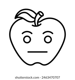 Grab this amazing icon of indifferent emoji, customizable flat vecto