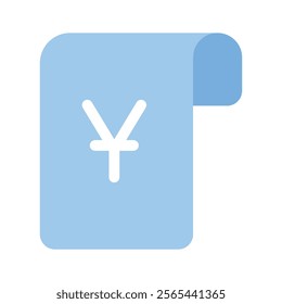 Grab this amazing icon of invoice in trendy style