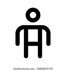 Grab this amazing icon of male avatar, user profile vector