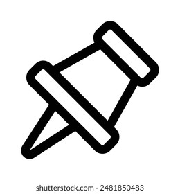 Grab this amazing icon of map pine, easy to use vector