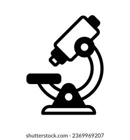 Grab this amazing icon of microscope in modern style, a laboratory research equipment