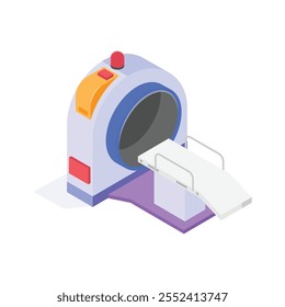 Grab this amazing icon of MRI scanner for medical imaging and diagnostics