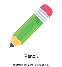 Grab this amazing icon of pencil, designed in flat style 