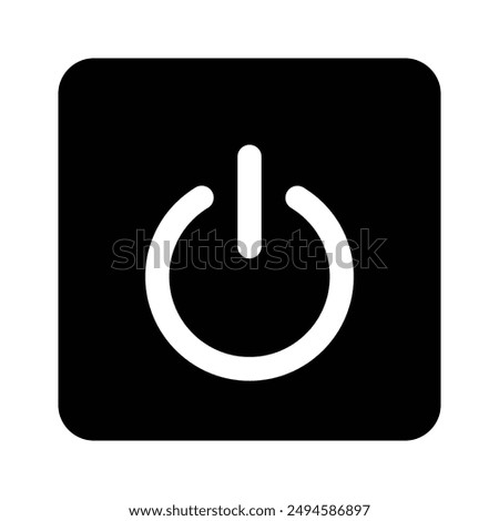 Grab this amazing icon of power button, shutdown button