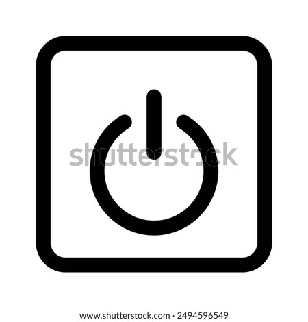 Grab this amazing icon of power button, shutdown button